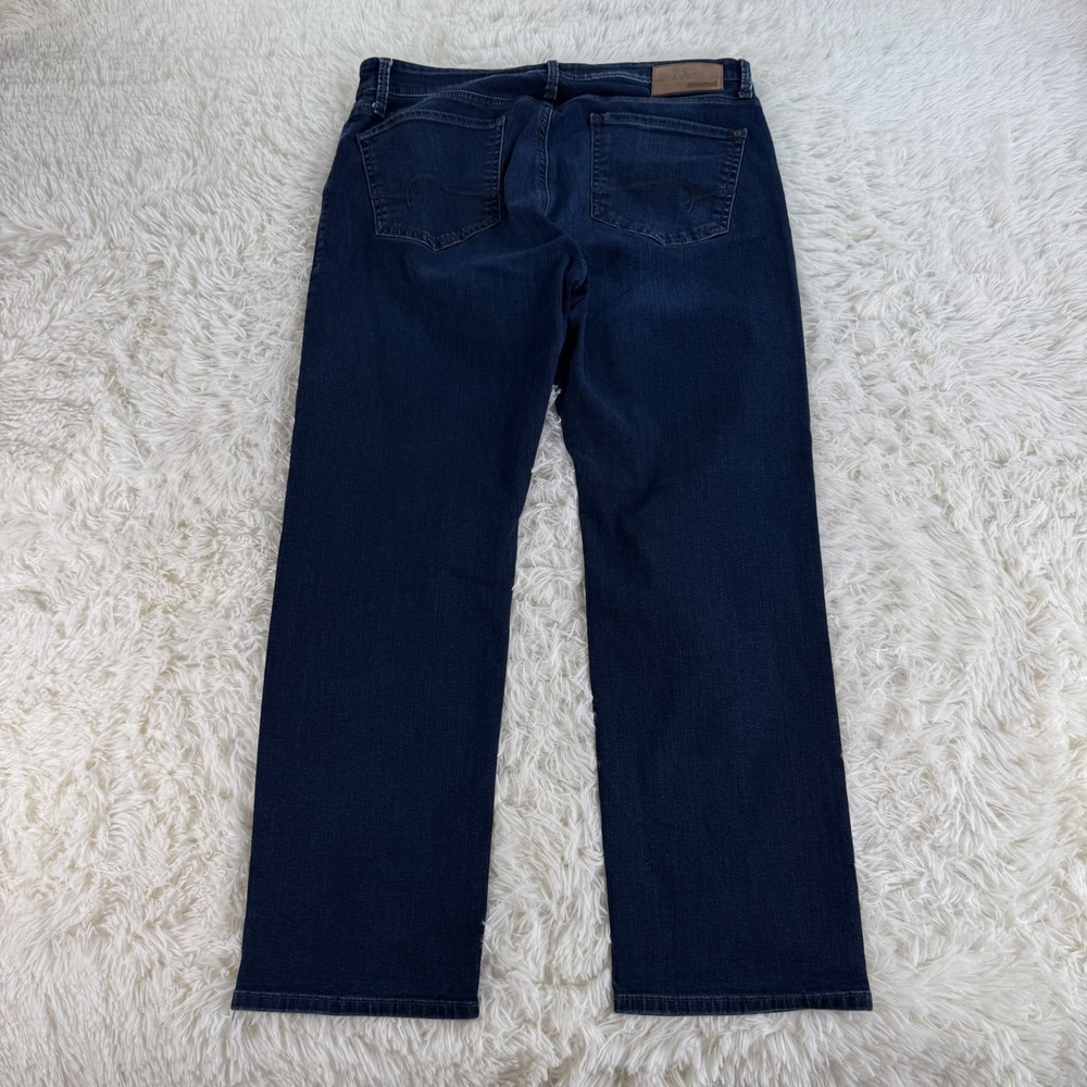 Mavi Zach Straight Leg Mens Jeans Dark Wash Blue Denim 36x30 Casual Streetwear - Picture 5 of 14